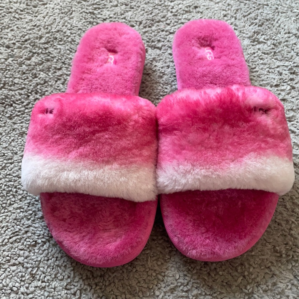 New Pink Ugg Cozette Genuine Shearling Slipper- Size 8